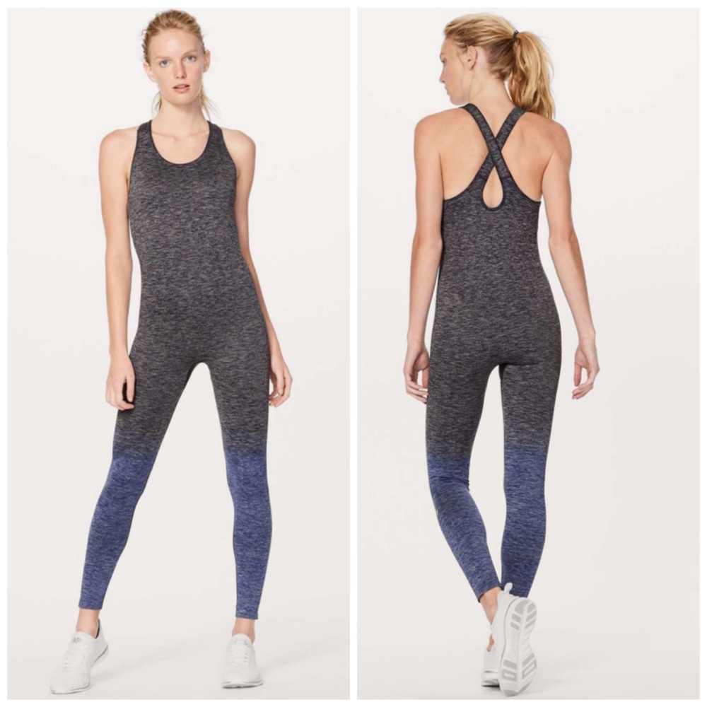 Lululemon • Balance & Resist Onesie in Midnight Navy / White / Psychic